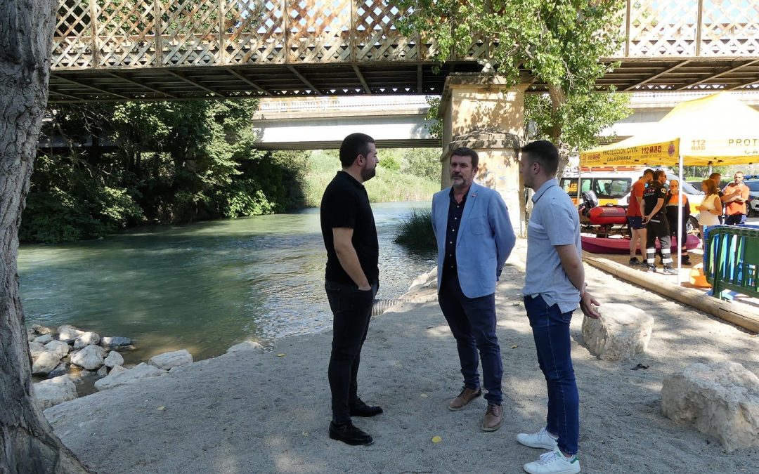 PLAYA FLUVIAL SEGURA GRACIAS AL EQUIPO DE GOBIERNO DEL AYUNTAMIENTO DE CALASPARRA