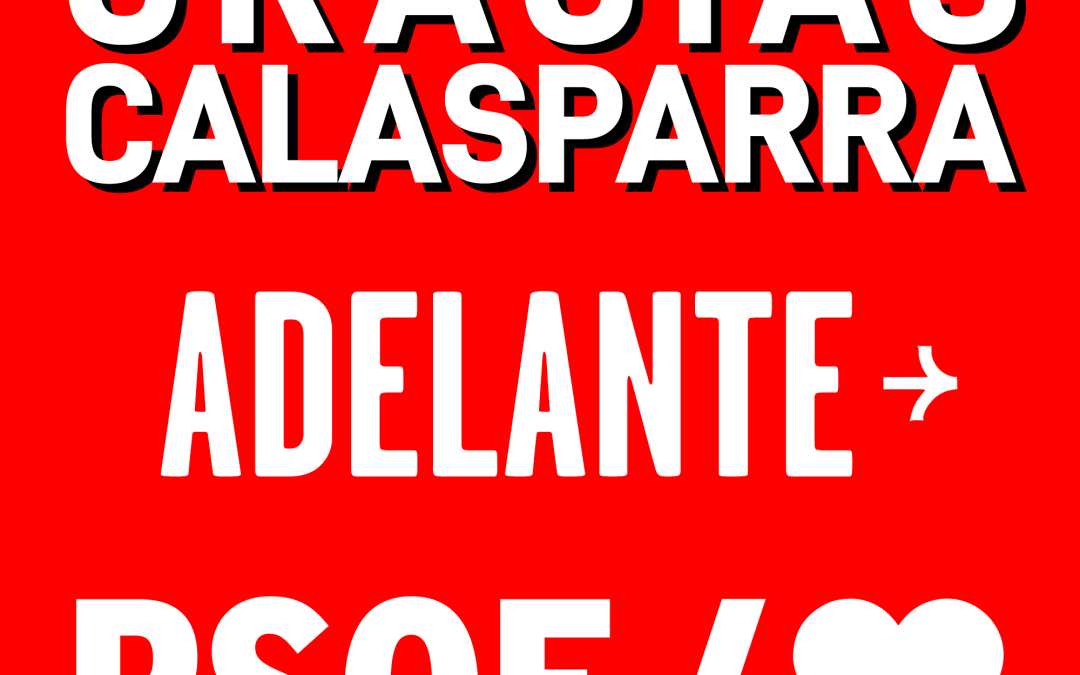 ¡GRACIAS, CALASPARRA!