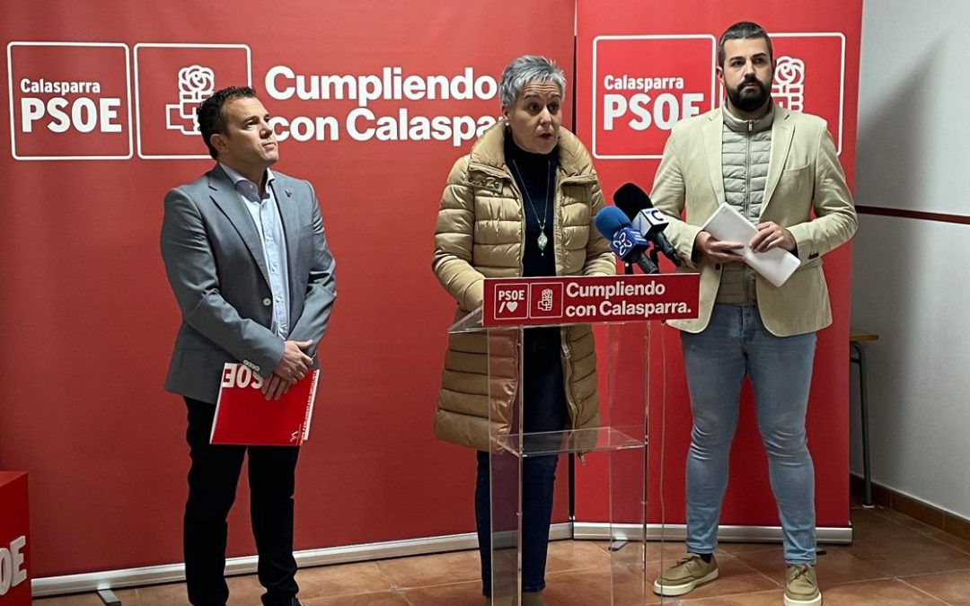 EL PSOE DE CALASPARRA LAMENTA QUE PP Y VOX VOTARAN EN CONTRA DE SUS ENMIENDAS PRESENTADAS A LOS PRESUPUESTOS REGIONALES Y QUE MEJORARÍAN LA VIDA DE LOS CALASPARREÑOS Y CALASPARREÑAS