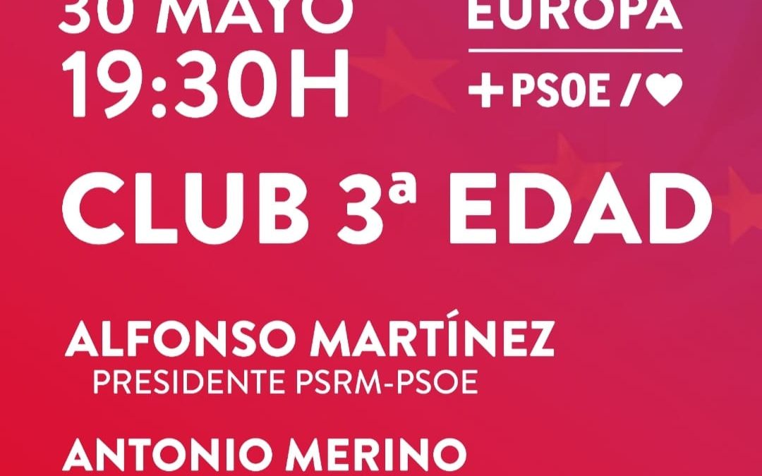 MITIN ¡VOTA MÁS EUROPA!